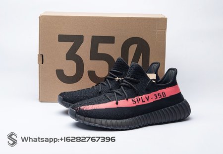 Yeezy 350 Boost V2 Black Red BY9612 36-48