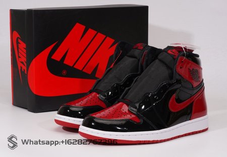 Jordan 1 Retro High OG Patent Bred 555088-063 SIZE: 36-47.5