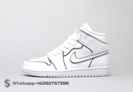 Air Jordan 1 Mid Iridescent Reflective White 36-46