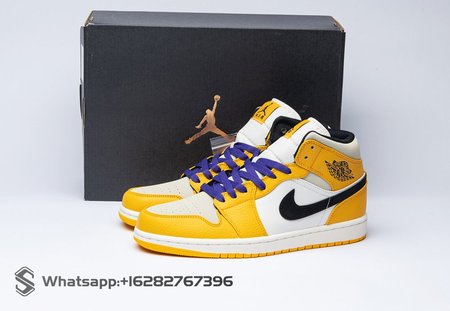 Air Jordan 1 Mid SE Lakers 852542-700 36-46