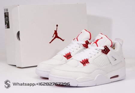 Air Jordan 4 "White University Red" SIZE: 36-46