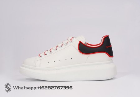 Alexander McQueen Oversized White Black Red Outline SIZE: 35-45