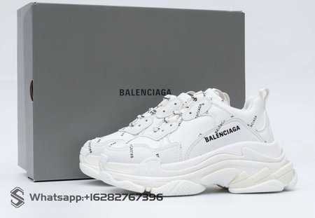 Balenciaga Triple S Allover Logo White (W) SIZE: 35-45