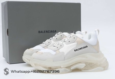 Balenciaga Triple S Clear Sole White 35-45