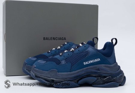 Balenciaga Triple S Clear Sole Navy 35-45