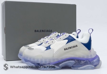 Balenciaga Triple S Clear Sole Blue (W) 35-45