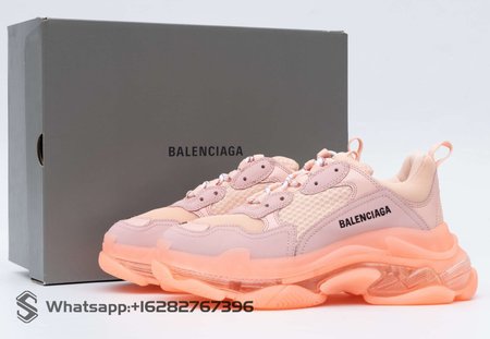 Balenciaga Triple S Orange Clear Sole 35-39