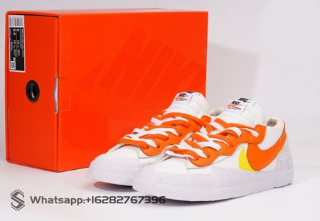 NK x Sacai Blazer Low "White Magma Orange" 36-46