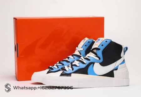 Sacai x Nike Blazer Mid White Black Legend Blue 36-46