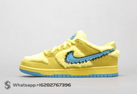 Nike SB Dunk Low Grateful Dead Bears Opti Yellow SP36-46