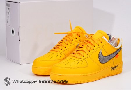 Off-White x Air force 1 "University Gold" SIZE 36-47.5