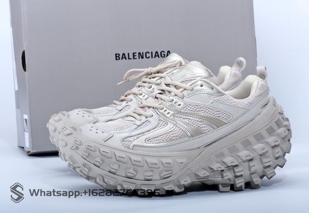 BALENCIAGA Defender Rubber Platform Sneakers Size 35-45