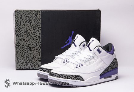 Air Jordan 3 Dark Iris CT8532-105 Size 40.5-47.5