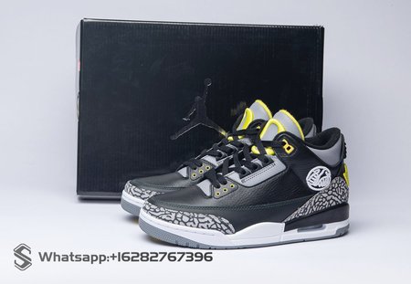 Jordan 3 Retro Oregon Ducks Pit Crew Black HO11-MNJDLS-5 Size 40-47.5