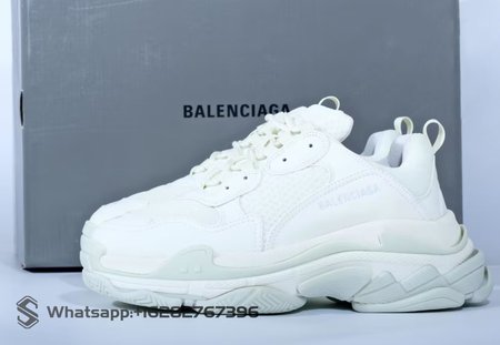 BALENCIAGA TRIPLE S WHITE (NOCTILUCENT LIGHT) SIZE 35-45