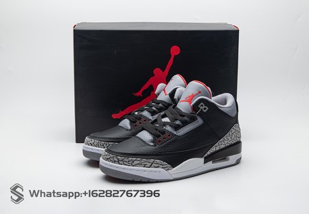 Air Jordan 3 Retro OG Black Cement (2023) Size 40- 47.5