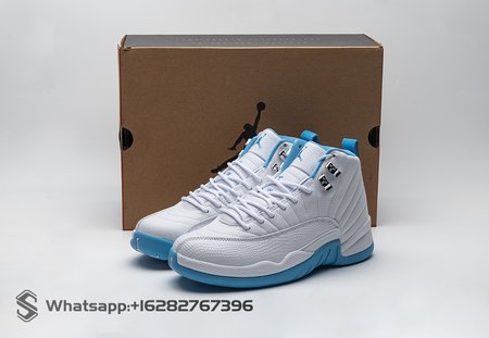 Jordan 12 Retro White University Blue (2004) (Women's) Size 40-47.5