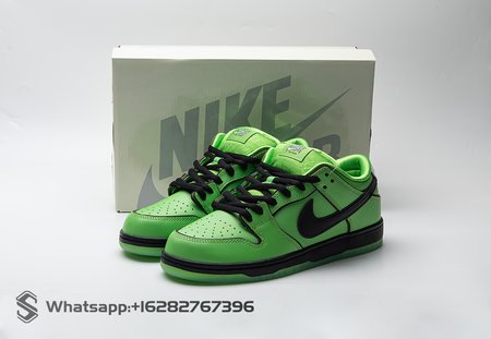 The Powerpuff Girls x Nike SB Dunk Low Buttercup Size 36-48