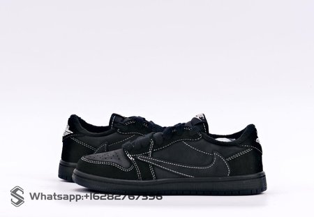 Travis Scott x Air Jordan 1 Low Black Phantom(child) Size 27.5-35