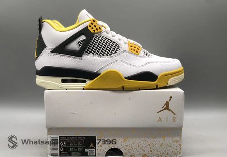 Air Jordan 4 Retro 'Vivid Sulfur'AQ9129-101 size US4-US13