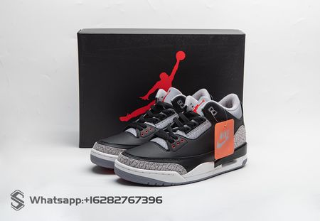 Air Jordan 3 Retro Black Cement Reimagined 2024 DN3707-010 Size 40- 47.5