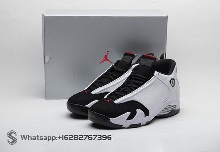 Jordan 14 Retro Black Toe 2024 487471-160 Size 40-47.5